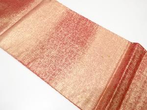 アンティーク　横段に抽象模様織り出し全通袋帯（材料）